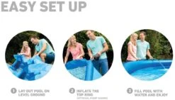 Intex Zwembad 457 X 107 | Easy Set Met Filterpomp -Zwembadgigant Winkel 26166 inuse2 2018 300
