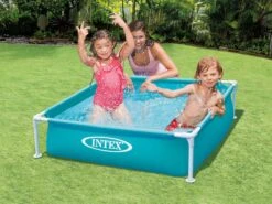 Intex Kinderzwembad Met Frame - Blauw 5 Intex Kinderzwembad Met Frame - Blauw -Zwembadgigant Winkel 57173 inuse 2014 300