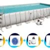 Bestway Zwembad 956 X 488 X 132 Cm | Rechthoekig Power Steel