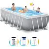 Intex Zwembad 400 X 200 X 122 | Rechthoek Prism Frame Met Filterpomp