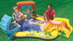 Intex Speelcentrum Zwembad Dinosaurus | Met Opblaasbare Glijbaan -Zwembadgigant Winkel speelcentrum zwembad